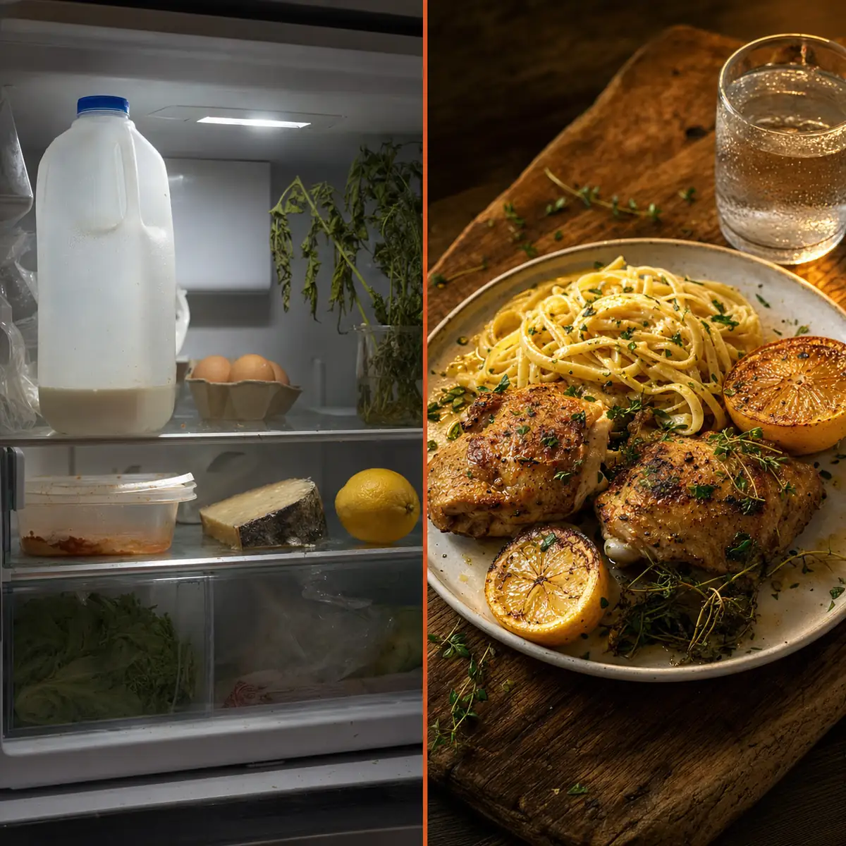 An organized fridge with fresh ingredients ready for the week